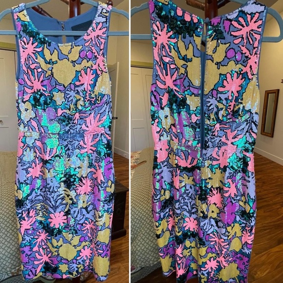 J. Crew Dresses & Skirts - 🦄 J Crew Collection sequin tropical dress size 2